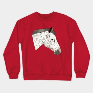 Appaloosa Horse Head Crewneck Sweatshirt